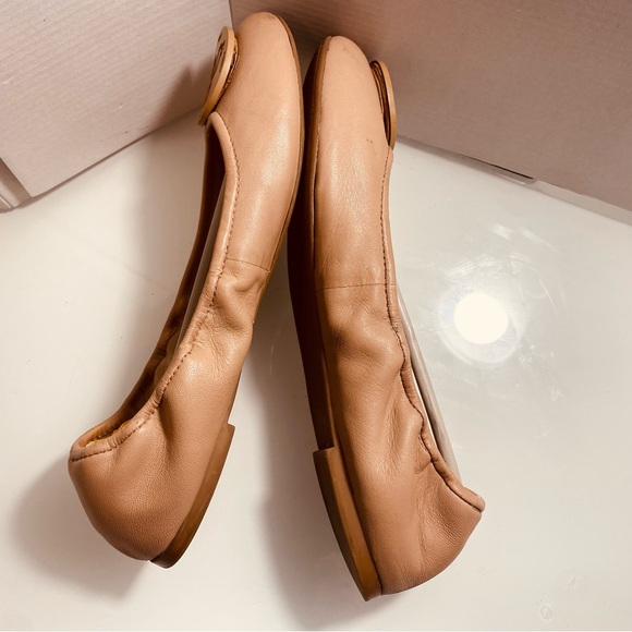 Sam Edelman Tan Leather Soft Comfy Business/ Casual Everyday Ballet Flats SZ 9M - Picture 6 of 10